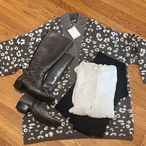 NEW Gibson Latimer XL Open Front Cardigan